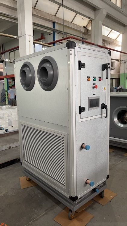 Unità di condizionamento dell'aria per magazzini a bassa temperatura nell'industria chimica, elettronica e alimentare