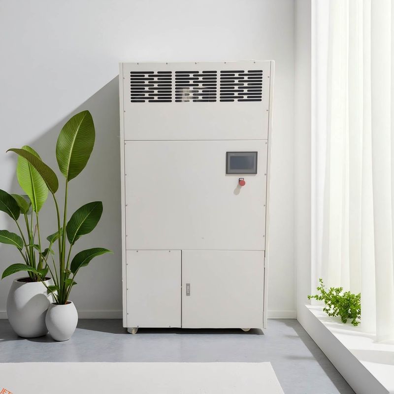 Unità di trattamento aria verticale per pulizia interna con ventilatore EC, risparmio energetico del 35%, facile installazione